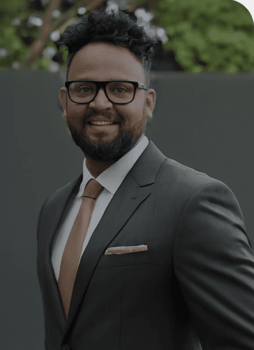 Harsha Vardhan journey — portrait right