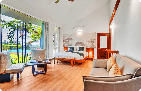 Luxury bedroom interior