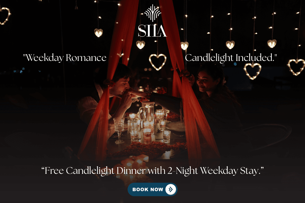 "Escape Together – Free Candlelight Dinner Awaits."